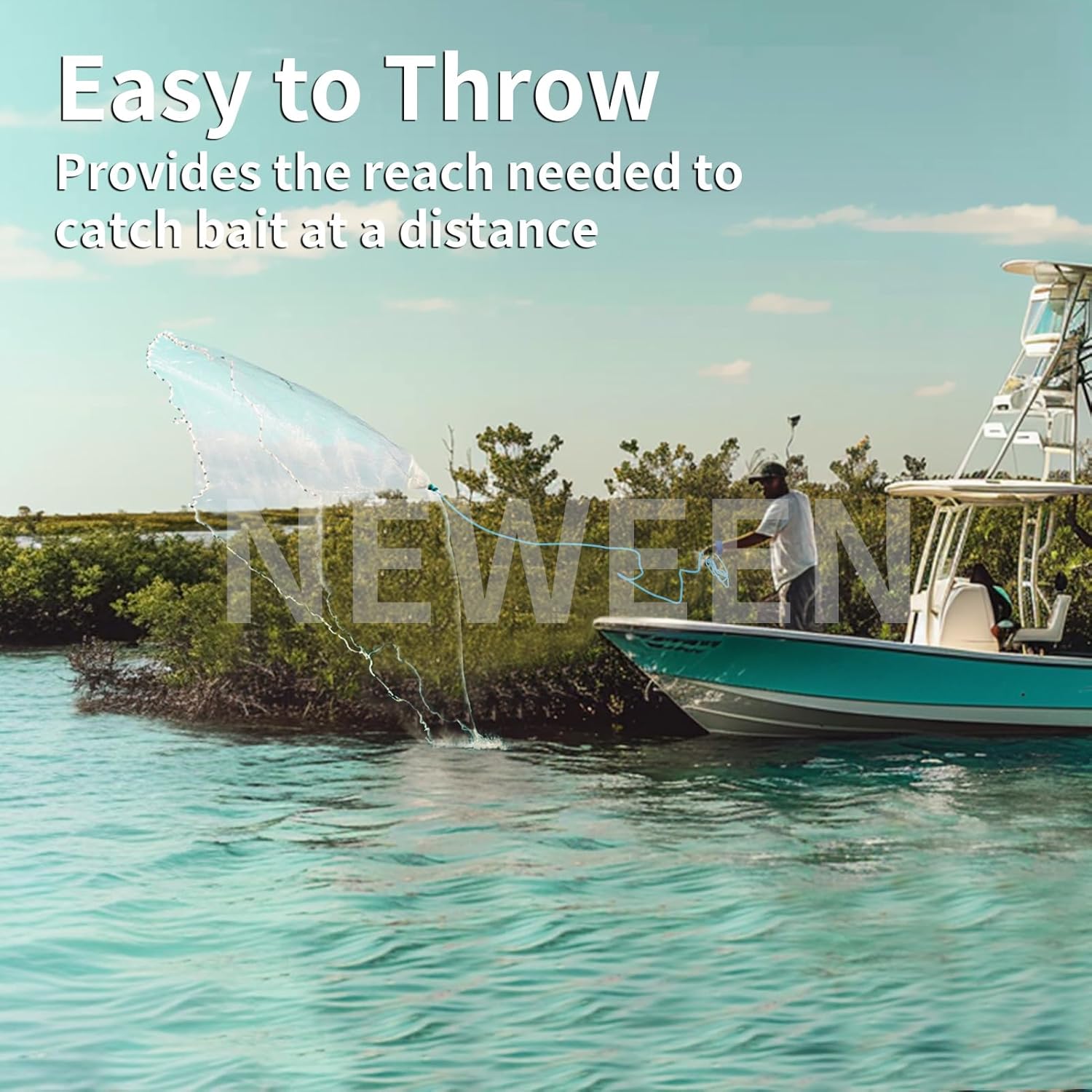 Cast Net for Fishing with Coll - Net Pot 3 Inch 评论和价格