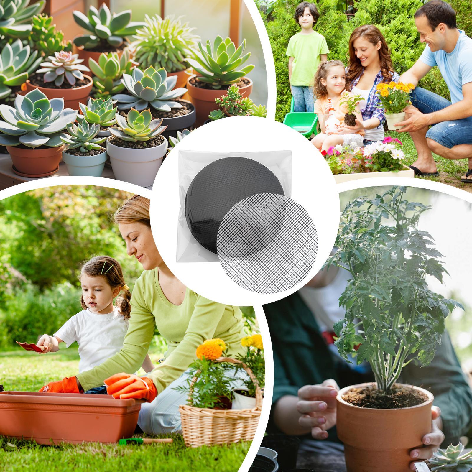 Drainage Mesh 50-Piece Flexibl - Net Pot 3 Inch 评论和价格