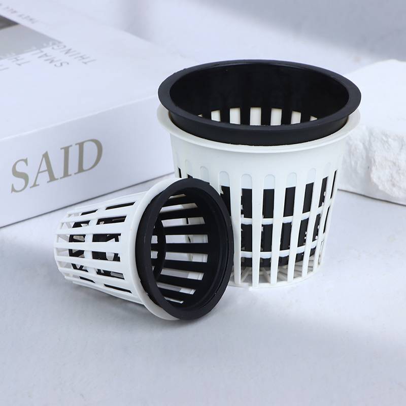 Black White Hydroponic Basket  - Net Pot 3 Inch 评论和价格