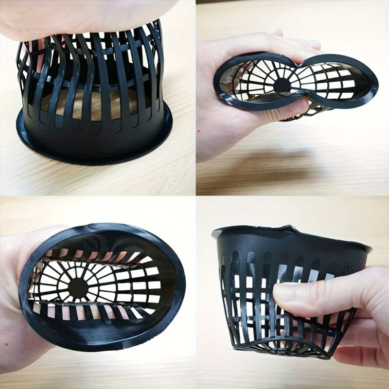 12Pcs Plastic Hydroponic Net P - Net Pot 3 Inch 评论和价格