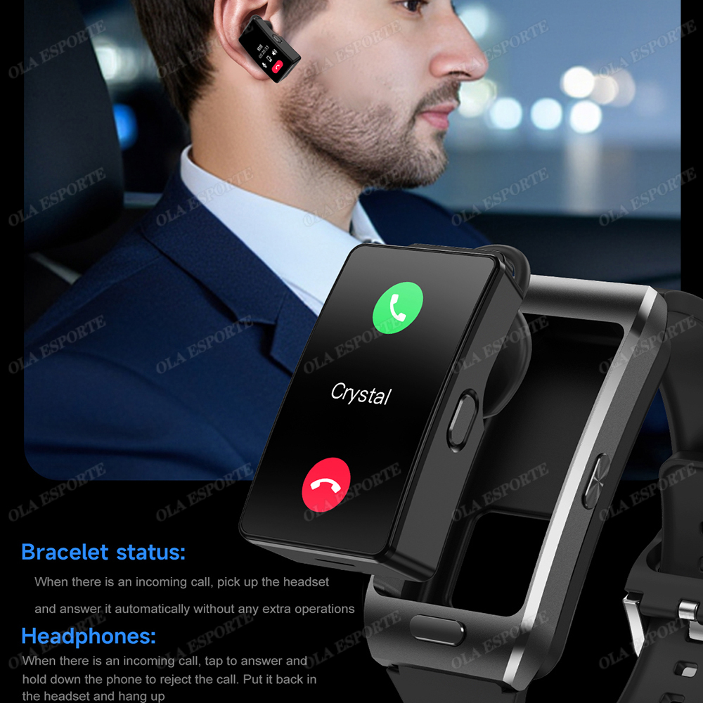 2 in 1 Smart Watch Earphone Ca - Do Oxygen Meter 评论和价格