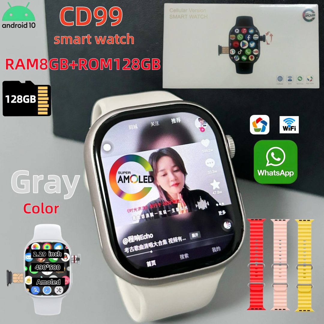 CD99 Smart Watch 8GB RAM AMOLE - Do Oxygen Meter 评论和价格